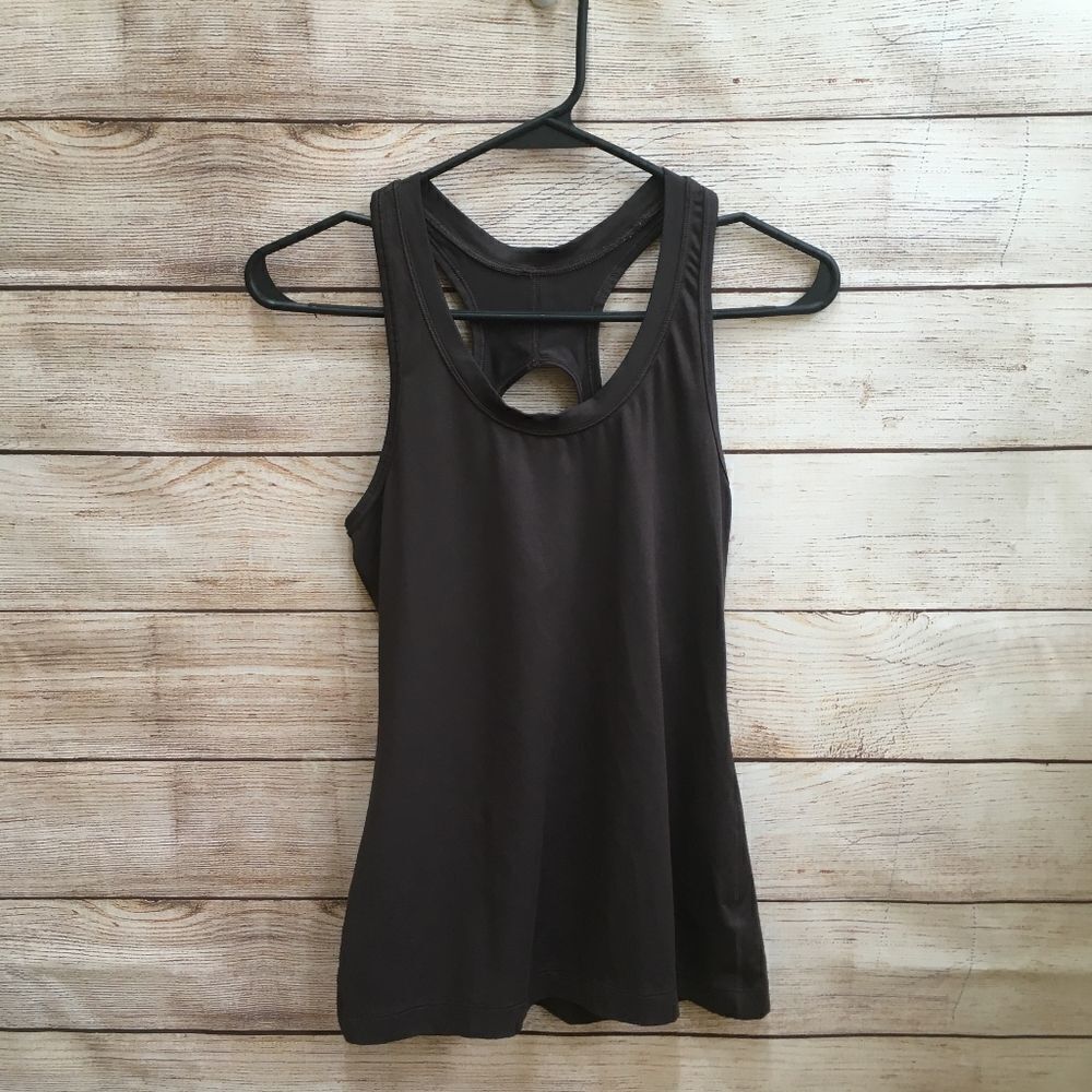 ATHLETA CHI TANK TOP IN BROWN